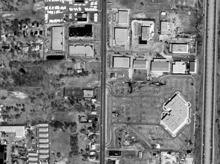 Blue Sky Drive-In Theatre - Aerial - Photo From Terraserver